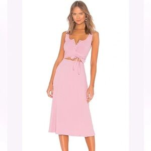 Revolve Women’s Privacy Please Malone Dress in Peony Size Medium Preppy Summer